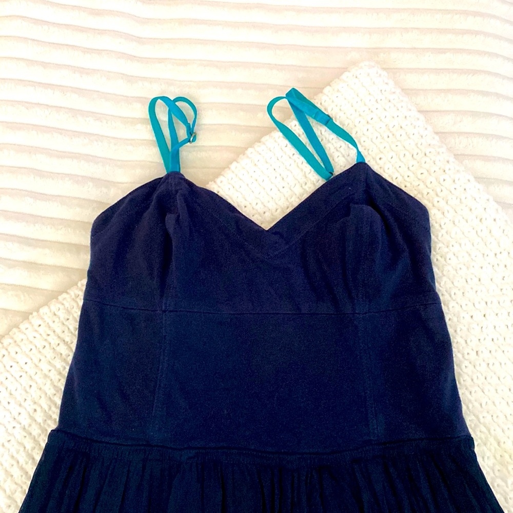 Blue with green straps small Aeropostale dress